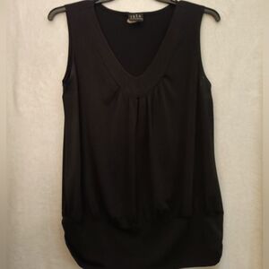 EUC.  JKLA, Black sleeveless blouse. Size XL